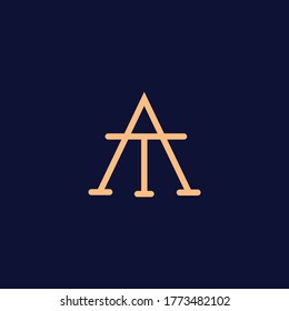 Ta-Logo-Design , Ta-Symbol und Symbol für Ta-Name oder Firma , Ta-Symbol 