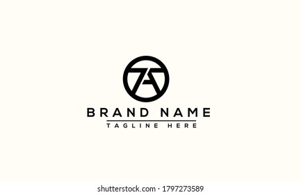 TA Logo Design Template Vector Graphic Branding Element.