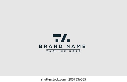 TA Logo Design Template Vector Graphic Branding Element.