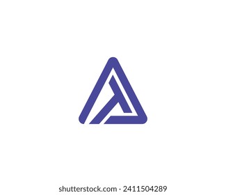 AT TA Logo design vector template