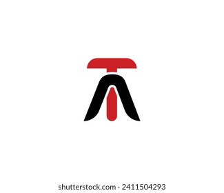 AT TA Logo design vector template