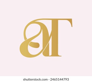 AT ,TA, logo AT ,Letter TA , monogram TA ,monogram AT,  Wedding Monogram Initials, Wedding Logo, Wedding Monogram, Logo Design, calligraphy,letters, alphabet