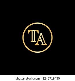 TA logo.Vector illustration.