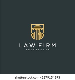 TA monogram initial for lawfirm logo ideas with creative polygon style design