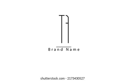 TA AT T A abstract vector logo monogram template