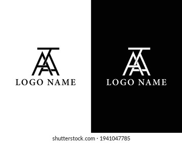 taa logo, ta logo, taa apparel logo, taa fashion logo design