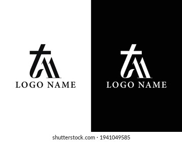 taa logo, ta logo, taa Christian apparel logo, ta christian fashion logo design for a company