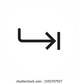 tab button line icon design