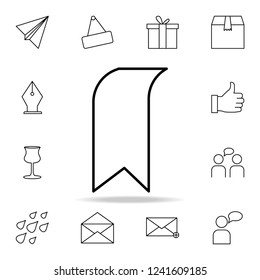 tab icon. Detailed set of simple icons. Premium graphic design. One of the collection icons for websites, web design, mobile app