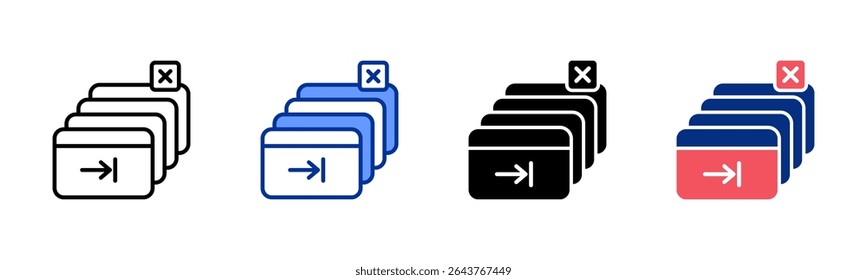 Tab icon sheet multiple style collection