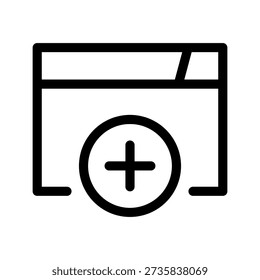 Tab Icon Vector Symbol Design Illustration