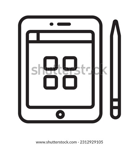 tab icon vectorillustration logo deisgn