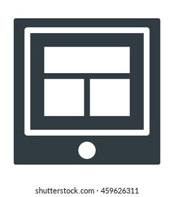 Tab Layout Vector Icon