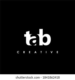 TAB Letter Initial Logo Design Template Vektorgrafik