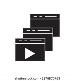 tab line vector new icon