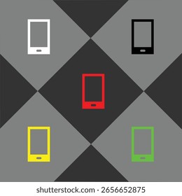 Tab phone icon design eps 10.