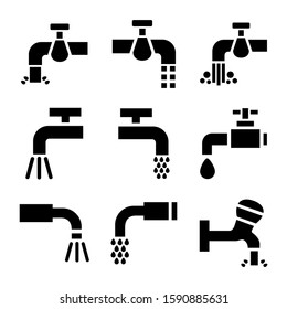 tab water icon isolated sign symbol vector illustration - Collection of high quality black style vector icons
