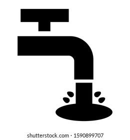 tab water icon isolated sign symbol vector illustration - high quality black style vector icons
