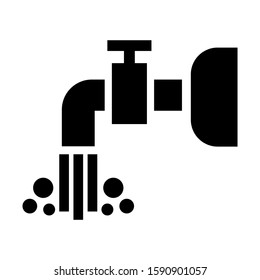 tab water icon isolated sign symbol vector illustration - high quality black style vector icons
