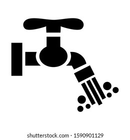 tab water icon isolated sign symbol vector illustration - high quality black style vector icons
