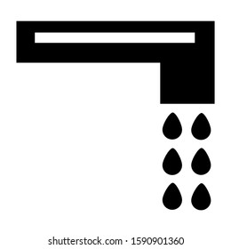tab water icon isolated sign symbol vector illustration - high quality black style vector icons
