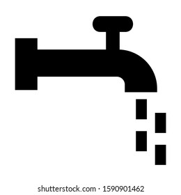 tab water icon isolated sign symbol vector illustration - high quality black style vector icons
