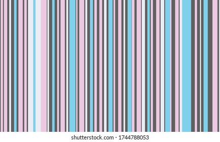 Estriberas paralelas verticales tabby patrón geométrico sin fisuras. Líneas verticales de verano retro rayas ornamento interminable. Papel de escritorio geométrico.