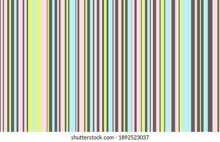 Tabby vertikale parallele Streifen nahtlose geometrische Muster. Mexikanische sommerliche senkrechte Linien Streifen endlose Verzierung. Geometrischer Geschenkverpackungsdruck.