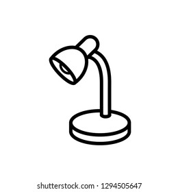 tabel lamp icon logo vector template