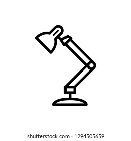 tabel lamp icon logo vector template