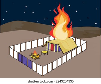 Tabernáculo y fuego. Religión conceptual, testamento antiguo