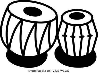 Glifo de tabla e ilustración vectorial de línea