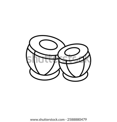 Tabla icon Vector logo set flat