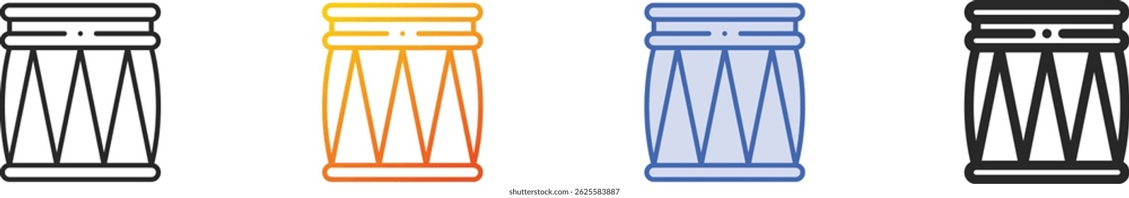 ícone de tabela.Design fino de estilo linear, gradiente, azul e negrito isolado no plano de fundo branco