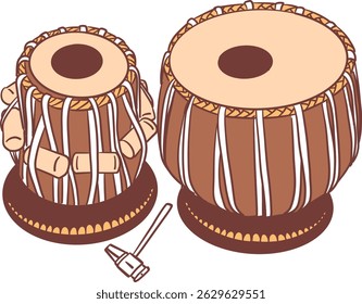 tabela, clipart de desenho de instrumento de música indiana