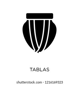 Tablas icon. Tablas symbol design from India collection. Simple element vector illustration on white background.