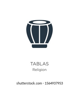 Tablas icon vector. Trendy flat tablas icon from religion collection isolated on white background. Vector illustration can be used for web and mobile graphic design, logo, eps10