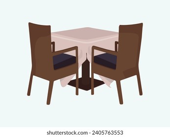 mesa de playa cenador hoteles vector