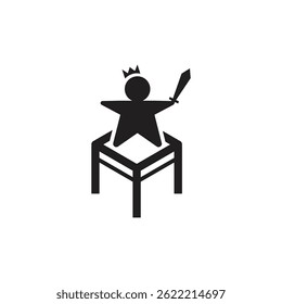 table board game logo design illustration