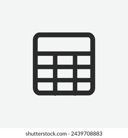 Table calendar flat icon. Calendar check and calendar vector illustration. . Sign. Symbol. Button. Element. Silhouette. Logo. web