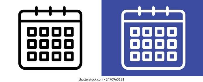 Table Calendar Graphic Emphasizing Planning and Organizational Tools