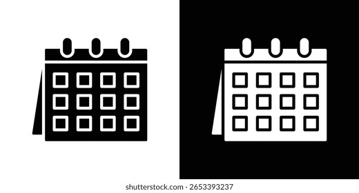 Ícone de calendário de tabela Gráficos escalonáveis por vetor
