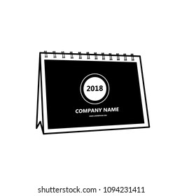table calendar vector illustration
