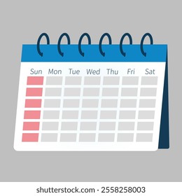 Table Calendar. Vector. New Calendar. Desk Calendar