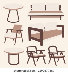Table and Chair Boho Style