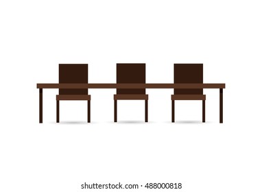 Table and chair Icon