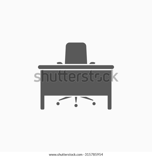 Table Chair Office Icon Stock Vector (Royalty Free) 315785954 Shutterstock