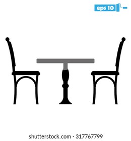table and chairs