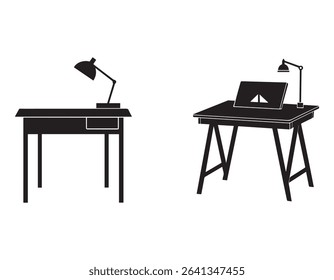 table and chairs desk, business, computer
