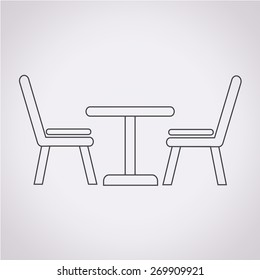 Table With Chairs Icon